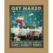 Trinx Dragon In Bath - Get Naked Gallery Wrapped Canvas - Bath & Laundry Animal Illustration Decor, Green Blue & Red Bathroom Decor Canvas | Wayfair