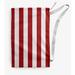 Longshore Tides Stripe Laundry Bag Fabric in Red/Gray | 29 H in | Wayfair 4C55E5895A1A4DB4BD95465A09396AF8