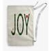 The Holiday Aisle® Joy Filled Season Christmas Laundry Bag Fabric in Gray | 29 H x 18 W in | Wayfair 8701F2C3D3AD4AD2B2D1ACB31EB47226
