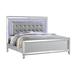 Rosdorf Park Benecko Sterling Bed Upholstered in Gray | 63 H x 64 W x 86 D in | Wayfair 34D298AD09254BB5ADB3799B3C1DF379