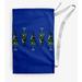 The Holiday Aisle® Crazy Christmas Christmas Laundry Bag Fabric in White/Blue | 36 H x 28 W in | Wayfair 7D77A16568B641CEBB56A463FC46A390