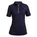 Back On Track Olivia Iontex Short Sleeve 1/4 Zip - XXL - Blue - Smartpak