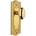 Grandeur Parthenon Solid Brass Rose Dummy Door Knob Set with Eden