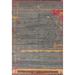 Abstract Modern Moroccan Oriental Area Rug Hand-knotted Wool Carpet - 8'1" x 11'0"