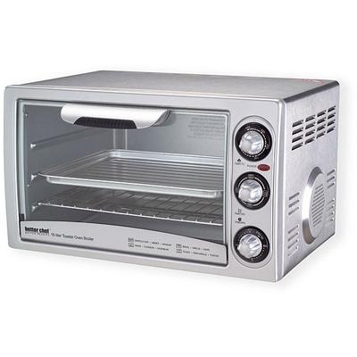 Better Chef Do-It-All 20 Liter Convection Air Fryer Toaster Broiler Oven in Silver