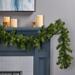 9-foot Mixed Spruce Pre-Lit Warm White LED Artificial Christmas Garland by Christopher Knight Home - led - clear