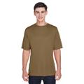 Team 365 TT11 Men's Zone Performance T-Shirt in Coyote Brown size Large | Polyester