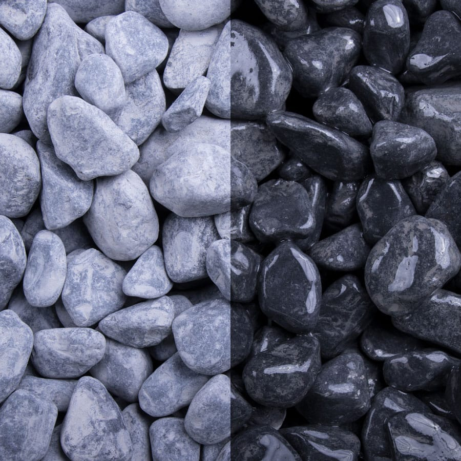 Ziersplitt Nero Ebano getrommelt, 20 kg (Sack), 20-50 mm Image