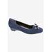 Women's Tulane Flat by Ros Hommerson in Navy Suede (Size 7 1/2 M)