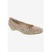 Women's Tabitha Flat by Ros Hommerson in Tan Textile (Size 10 M)