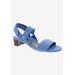 Wide Width Women's Virtual Sandal by Ros Hommerson in Blue Elastic (Size 9 W)