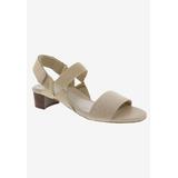 Wide Width Women's Virtual Sandal by Ros Hommerson in Nude Elastic (Size 9 1/2 W)