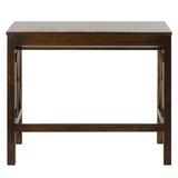 Montego Folding Desk with Pull-Out-Warm Brown by Casual Home in Brown