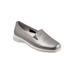 Wide Width Women's Universal Loafer by Trotters in Pewter (Size 8 1/2 W)