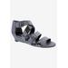 Women's Voluptuous Sandal by Ros Hommerson in Pewter Leather (Size 9 1/2 M)