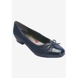 Women's Tawnie Kitten Heel Pump by Ros Hommerson in Navy Print (Size 7 M)