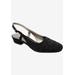 Women's Tempt Slingback by Ros Hommerson in Black Micro (Size 7 1/2 M)