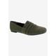 Women's Donut Flat by Ros Hommerson in Olive Micro Suede (Size 11 M)