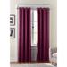 Wide Width BH Studio Room-Darkening Grommet Panel by BH Studio in Plum (Size 54" W 84" L) Window Curtain