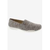 Wide Width Women's Carmela Slip On Flat by Ros Hommerson in Taupe Multi (Size 6 1/2 W)