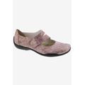 Women's Chelsea Mary Jane Flat by Ros Hommerson in Watercolor Iridescent Leather (Size 7 M)