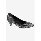 Women's Karat Pump by Ros Hommerson in Silver Croco Leather (Size 8 M)