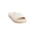 Wide Width Women's The Evie Footbed Sandal by Comfortview in White (Size 8 1/2 W)