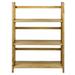 3-Shelf Folding Stackable Bookcase 27.5" Wide-Natural by Casual Home in Natural