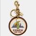 Coach Accessories | Coach New York Bag Charm | Color: Gold | Size: Os