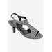 Wide Width Women's Lucky Slingback by Ros Hommerson in Silver Iridescent (Size 7 1/2 W)