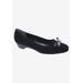 Women's Tulane Flat by Ros Hommerson in Black Suede (Size 6 1/2 M)