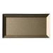 Abolos Secret Dimensions 3 in. x 6 in. Diamond Grade Reverse Beveled Subway Decorative Kitchen & Bathroom Wall Tile in Brown | Wayfair