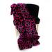 Plutus Brands Plutus Plush Faux Fur Blanket Faux Fur in Pink/Black | 114 W in | Wayfair PBDT1701-114x120