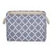 Red Barrel Studio® Lattice Fabric Bin Fabric in Blue | 15 H x 12 W x 17.5 D in | Wayfair 3E5BF8BB2E8549A1AD89649F5558B220