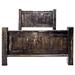 Loon Peak® Thurton Big Sky Collection Rugged Sawn Panel Bed W/Forged Iron Accents | 56 H in | Wayfair D32429E2BB454572A03535F975D5E25E