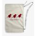 The Holiday Aisle® Merry Christmas Birds Laundry Bag Fabric in Gray/White | 36 H in | Wayfair 7210849CD5FA4D308900697C6A943A0A