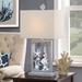 StyleCraft Seaford Blue and Multi-Neutral Framed Seascape Fish, Starfish and Driftwood Table Lamp