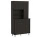 Della 90 Pantry Cabinet with 5 Legs, Drawer, 6 Doors, and Multiple Shelves - N/A