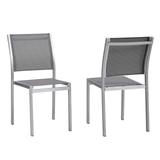 Shore Aluminum Outdoor Side Chair Set of 2