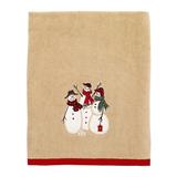 Avanti Snowmen Gathering Bath Towel - Tan