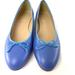 J. Crew Shoes | J. Crew Blue Leather Flats | Color: Blue | Size: 7