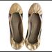 Burberry Shoes | Burberry Patent Leather Nova Check Scrunch Flats | Color: Cream/Tan | Size: 7