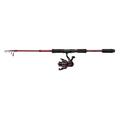 Mitchell Tanager Red Spinning Combo, Fishing Rod and Reel Combo, Spinning Combos, Predator Fishing,Pike/Perch/Zander/Trout, Unisex, Red, 2.4m | 10-30g