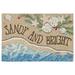 "Liora Manne Frontporch Sandy & Bright Indoor/Outdoor Rug Sand 20""x30"" - Trans Ocean FTP12242212"