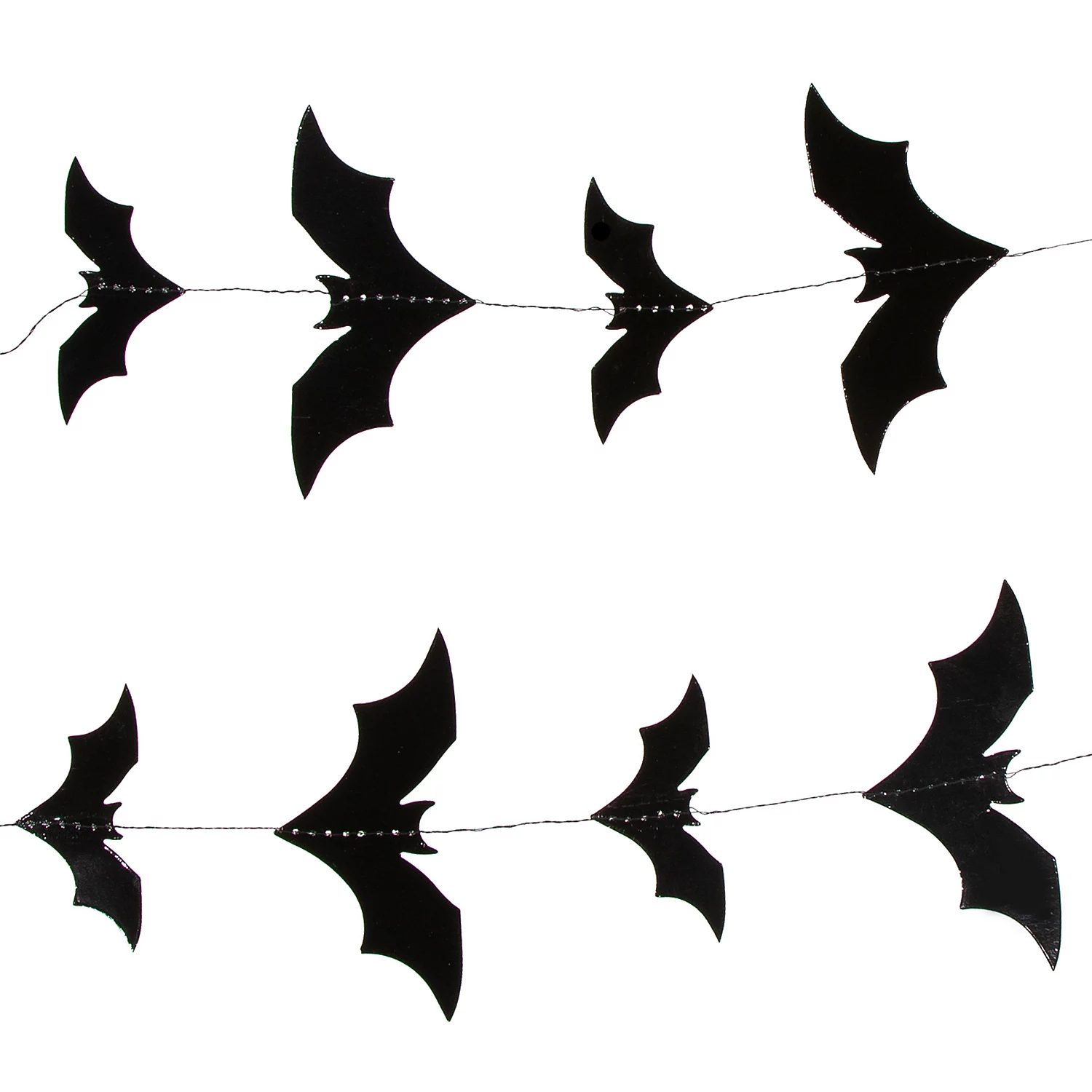 Papiergirlande Fledermaus, 1,5 Meter Image