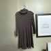 American Eagle Outfitters Dresses | Ae Knit Dress | Color: Black/Cream | Size: M
