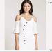 Urban Outfitters Dresses | Eggie Urban Outfitters White Dress Sz M Black | Color: Black/White | Size: M