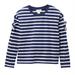 Kate Spade Shirts & Tops | Kate Spade Girls Striped Shirt In Blue + White | Color: Blue/White | Size: 8g