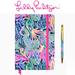 Lilly Pulitzer Office | Lilly Pulitzer Journal With Pen High Tide Navy Bringing Mermaid Back | Color: Blue/Pink | Size: Measures 5w X 8 14h
