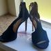 Jessica Simpson Shoes | Jessica Simpson Lux Kid Suade Shoes | Color: Black | Size: 5